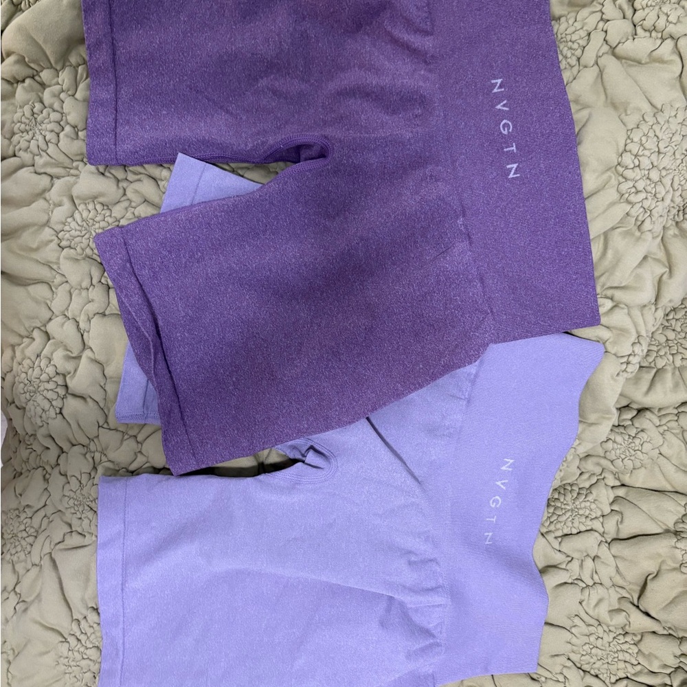NVGTN Purple Athletic Shorts High-Performance Design